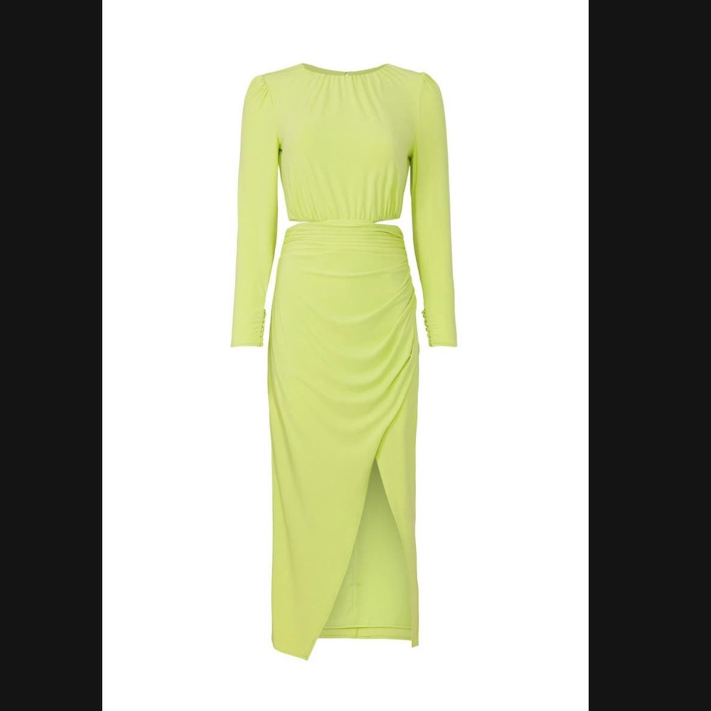 Self Portrait Cut Out Midi Dress